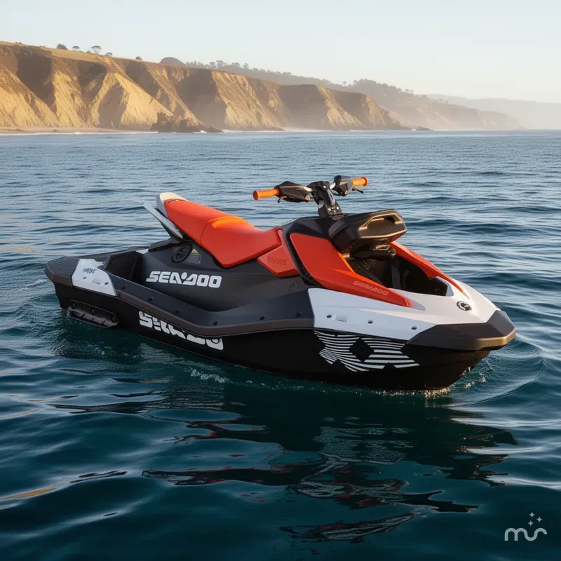Slide: The Image of Sea-Doo Spark Trixx for 3 iBR and audio in option 2025 - 0