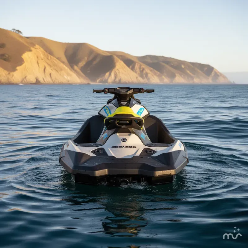 Slide: The Image of Sea-Doo Spark Trixx for 3 iBR and audio in option 2025 - 2