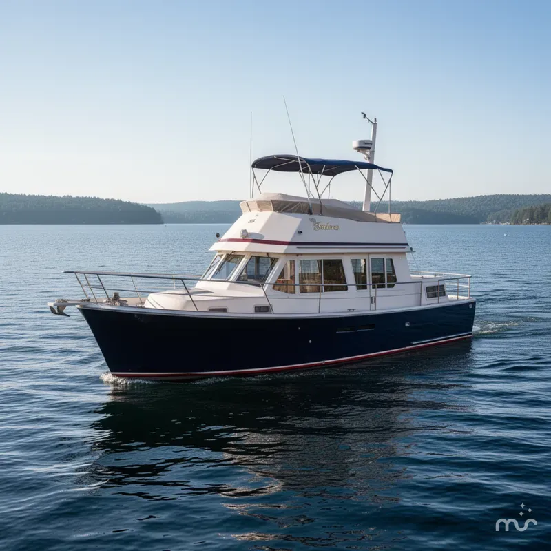 Slide: The Image of Sabre 36 Fast Trawler 1998 - 2