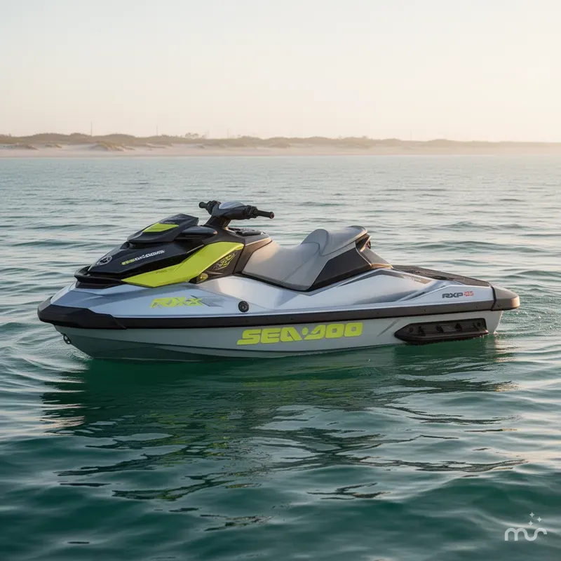 Slide: The Image of Sea-Doo RXP-X™ 325 Tech, BRP Premium A, Ibr Ice Metal / 2025 - 0