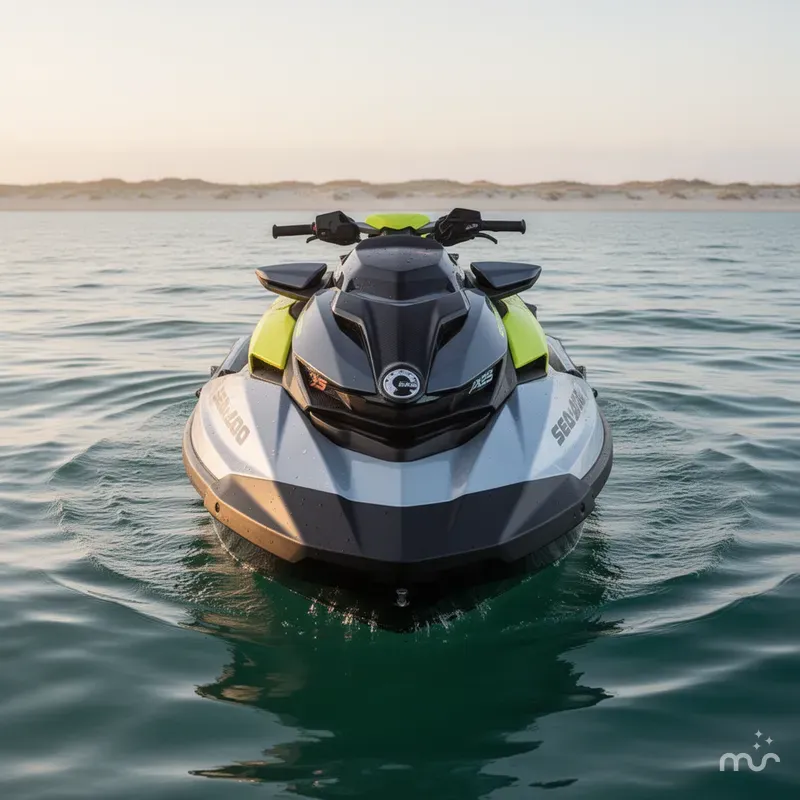 Slide: The Image of Sea-Doo RXP-X™ 325 Tech, BRP Premium A, Ibr Ice Metal / 2025 - 1