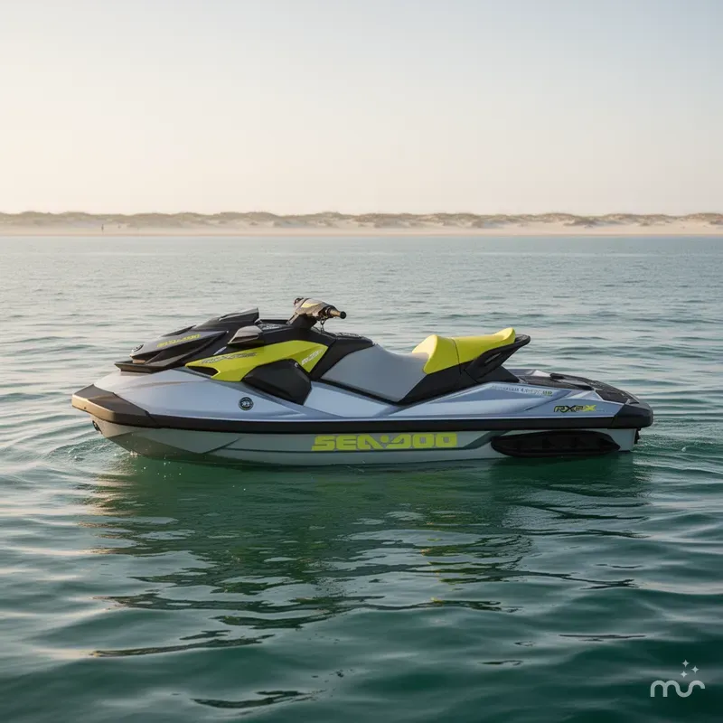 Slide: The Image of Sea-Doo RXP-X™ 325 Tech, BRP Premium A, Ibr Ice Metal / 2025 - 2