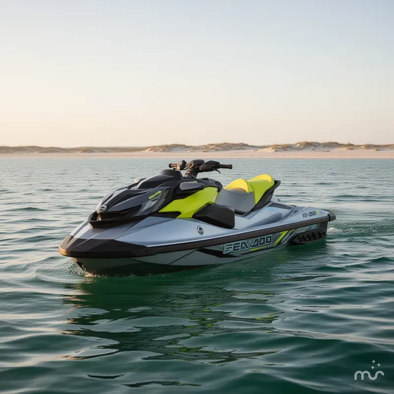 Slide: The Image of Sea-Doo RXP-X™ 325 Tech, BRP Premium A, Ibr Ice Metal / 2025 - 3