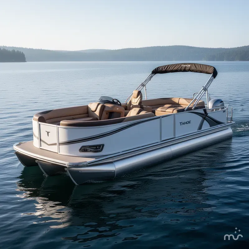 Slide: The Image of Tahoe LTZ 2385 Elite Cruise Tritoon & Honda 4-Stroke EFI 2025 - 0