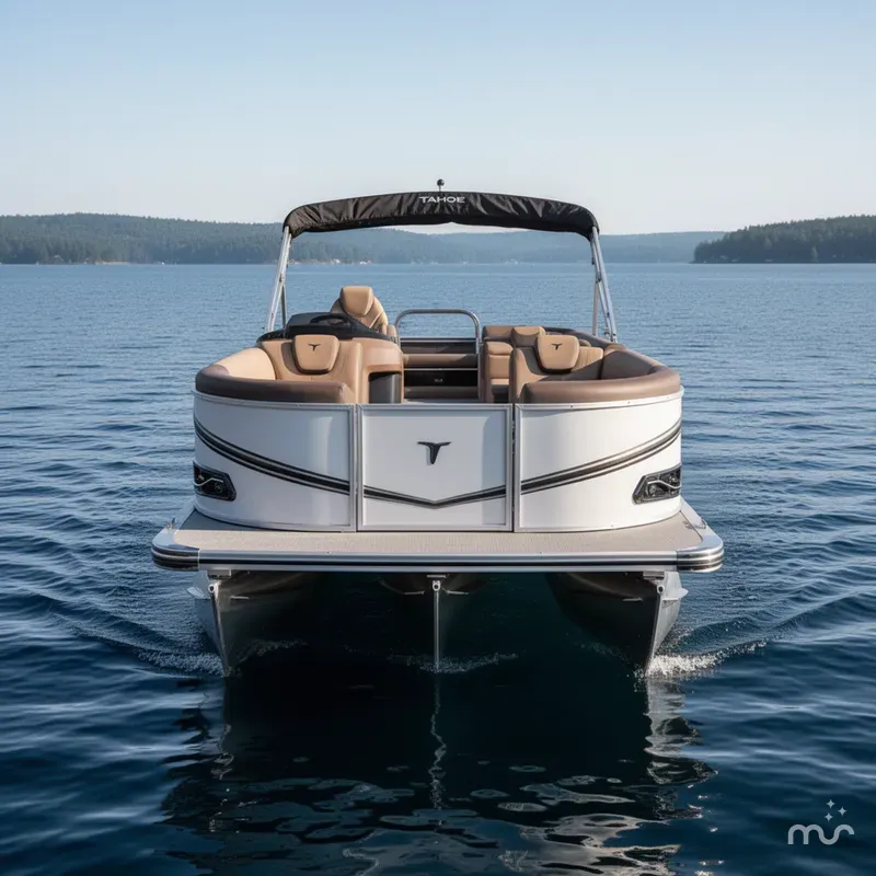 Slide: The Image of Tahoe LTZ 2385 Elite Cruise Tritoon & Honda 4-Stroke EFI 2025 - 1