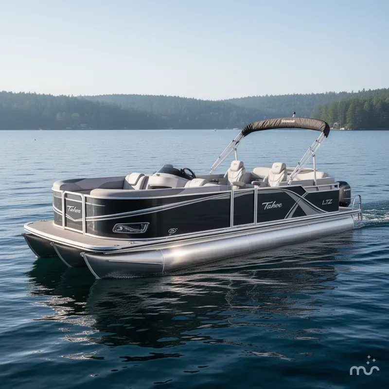 Slide: The Image of Tahoe LTZ 2385 Quad Lounge Shift SS & Honda 4-Stroke EFI 2025 - 0