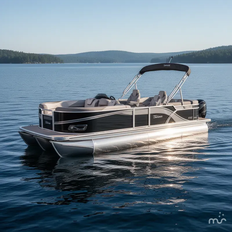 Slide: The Image of Tahoe LTZ 2385 Quad Lounge Shift SS & Honda 4-Stroke EFI 2025 - 2