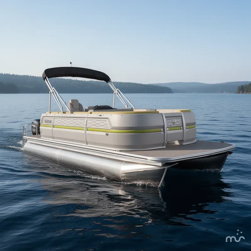 Slide: The Image of Tahoe Aura 2185 Quad Lounge & 75HP 4-Stroke EFI 2025 - 1