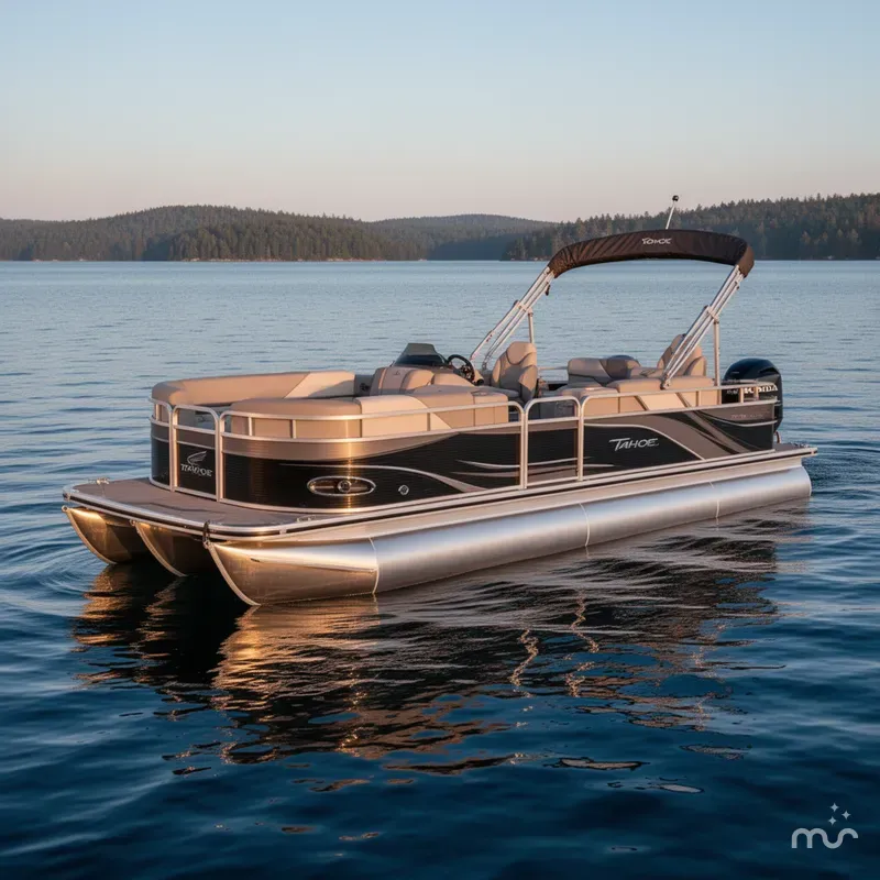 Slide: The Image of Tahoe Sport 23' Fish & Cruise & Honda 4-Stroke EFI 2025 - 2