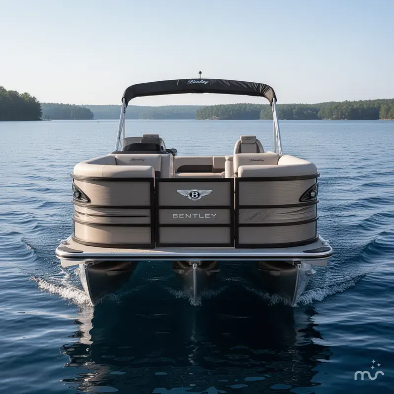 Slide: The Image of Bentley Pontoons Legacy 223 Swingback Tritoon & Honda 4-Stroke EFI 2025 - 1