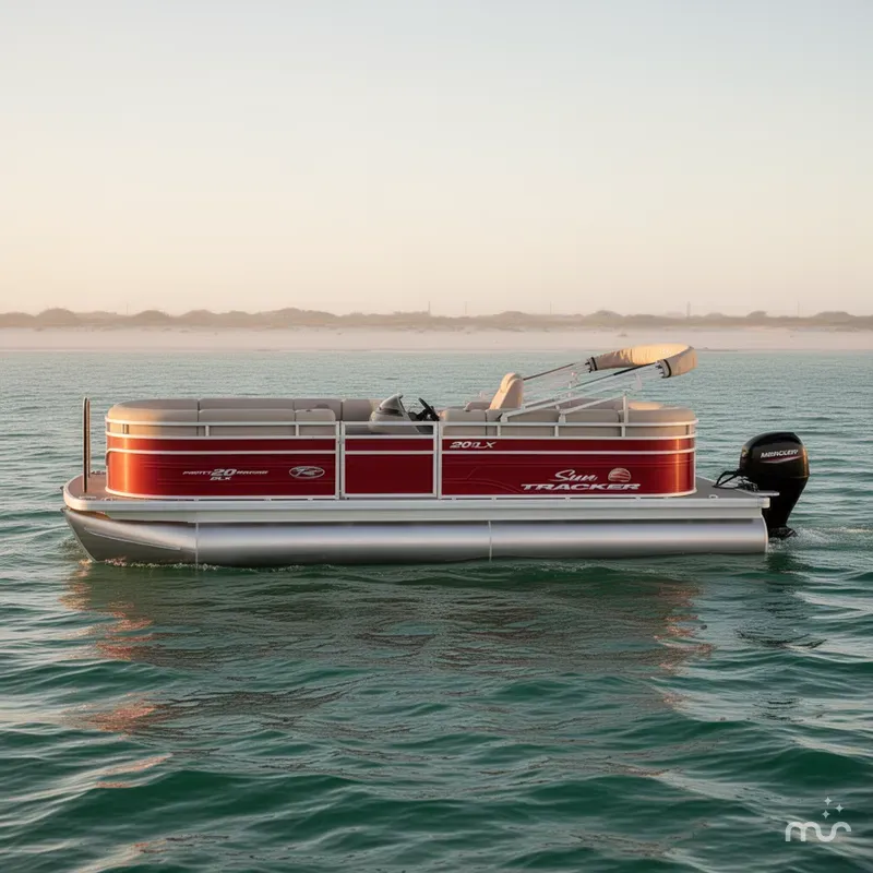 Slide: The Image of Sun Tracker Party Barge 20 DLX 2025 - 1