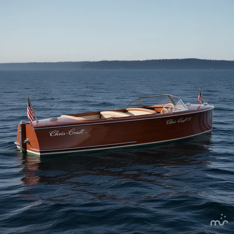 Slide: The Image of Chris-Craft 25' Sportsman 1949 - 0