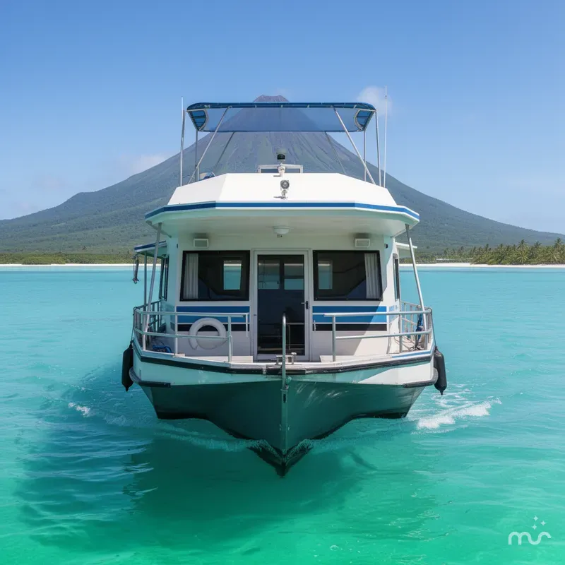 Slide: The Image of Stardust Cruisers 15 x 65 Houseboat 1988 - 1
