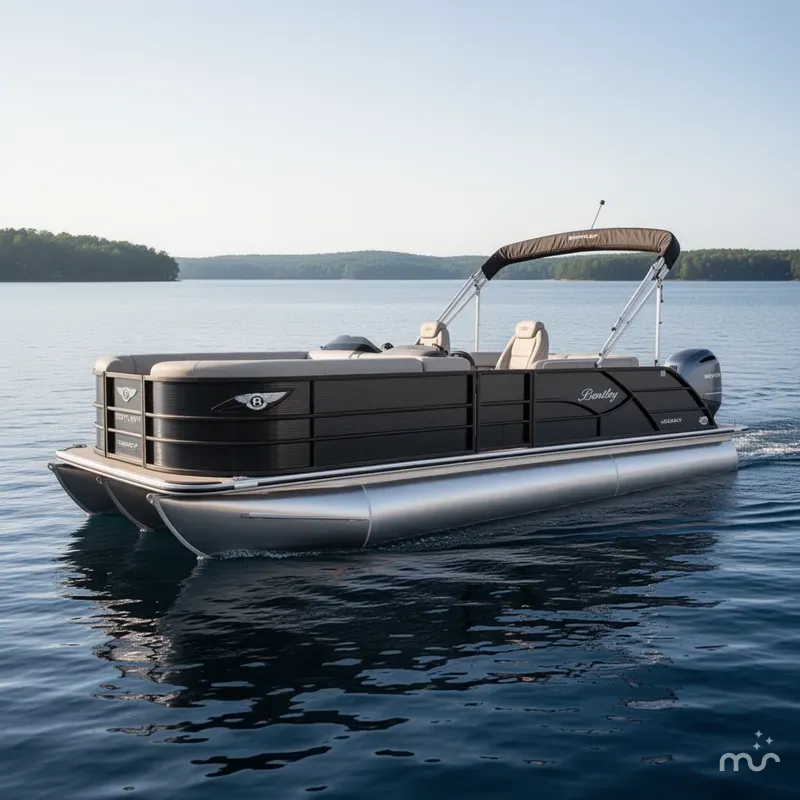 Slide: The Image of Bentley Pontoons Legacy 220 Swingback & Honda 4-Stroke EFI 2025 - 0