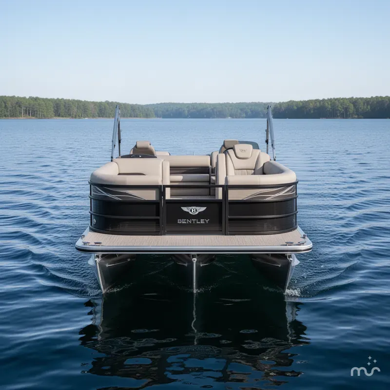 Slide: The Image of Bentley Pontoons Legacy 220 Swingback & Honda 4-Stroke EFI 2025 - 1