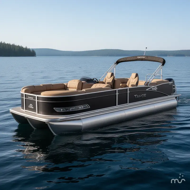 Slide: The Image of Tahoe Cascade 2385 Quad Lounge & Honda 4-Stroke EFI 2025 - 0