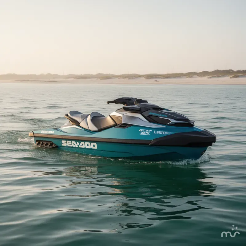 Slide: The Image of Sea-Doo GTX™ Limited 325 Teal Metallic 2025 - 0
