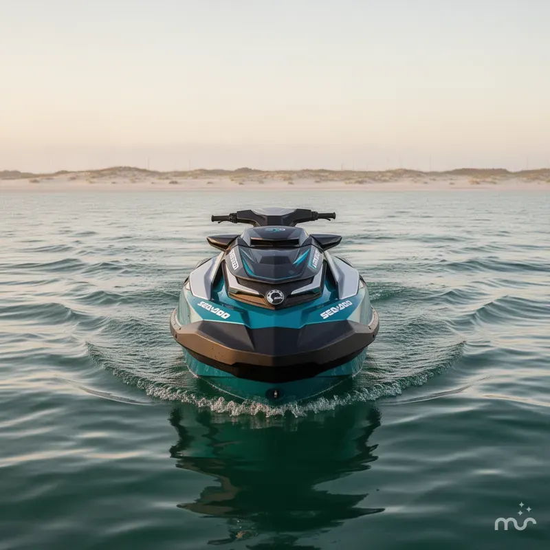 Slide: The Image of Sea-Doo GTX™ Limited 325 Teal Metallic 2025 - 1