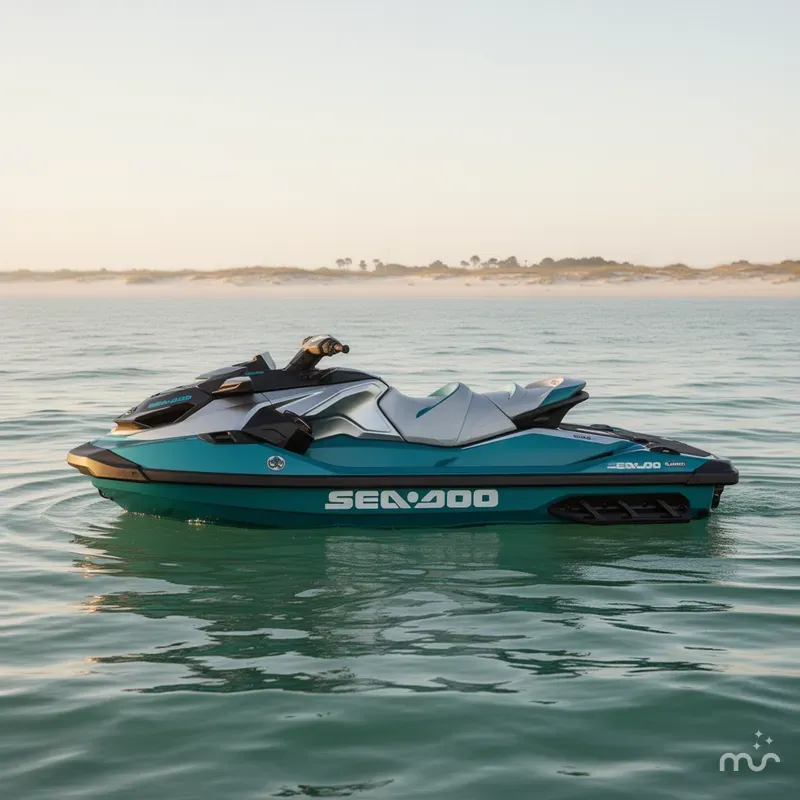Slide: The Image of Sea-Doo GTX™ Limited 325 Teal Metallic 2025 - 2