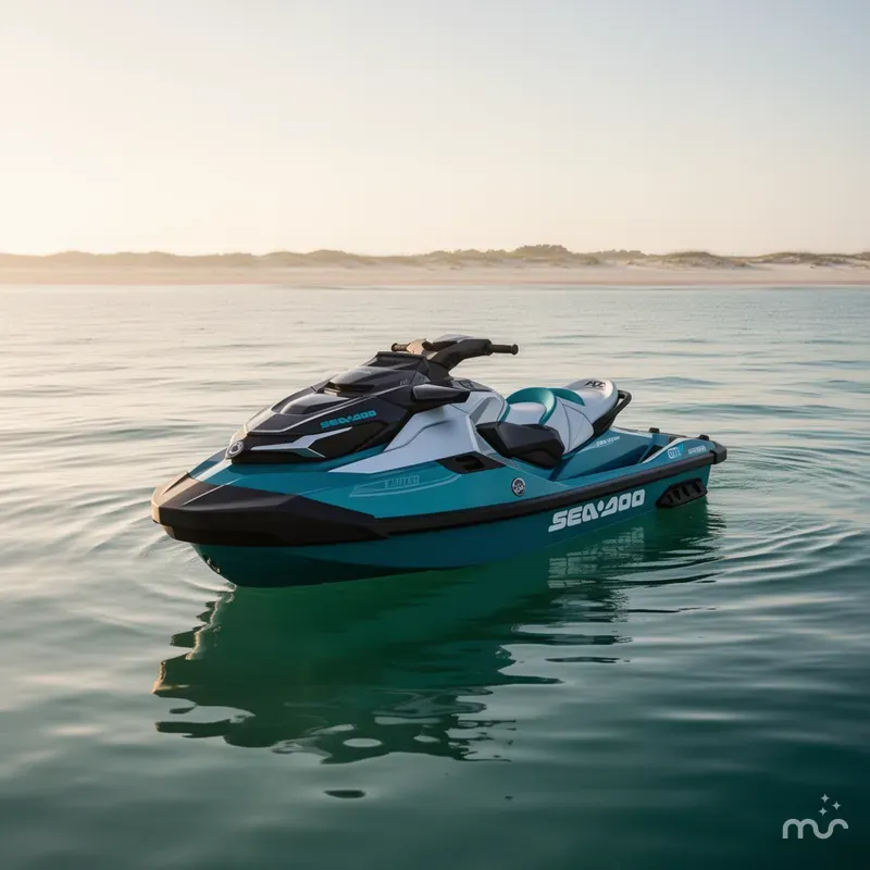 Slide: The Image of Sea-Doo GTX™ Limited 325 Teal Metallic 2025 - 4
