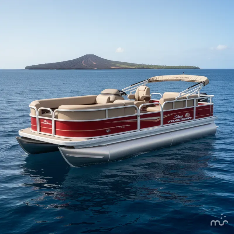 The Image of Sun Tracker Party Barge 18 DLX 2025 - 0