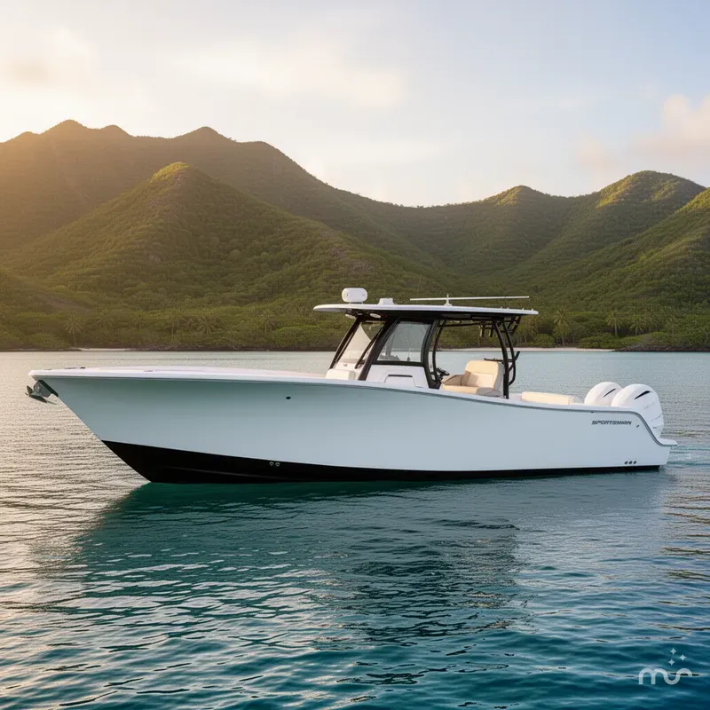 Slide: The Image of Sportsman Open 322 Center Console 2025 - 2