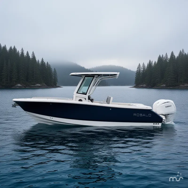 Slide: The Image of Robalo Center Console R250 2025 - 2