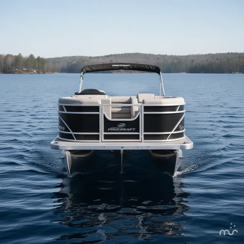Slide: The Image of Princecraft Vectra 21 RL Swingback Lounge Pontoon & Mercury 4- 2025 - 1