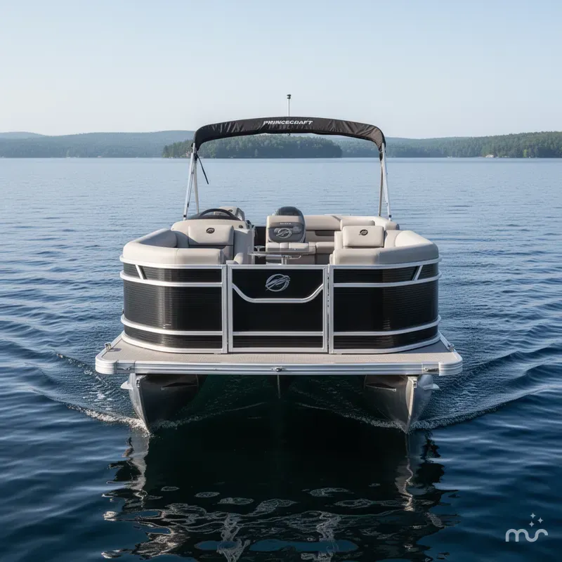Slide: The Image of Princecraft Vectra 21 Cruise Lounge Pontoon & Mercury 4-Stroke 2025 - 1