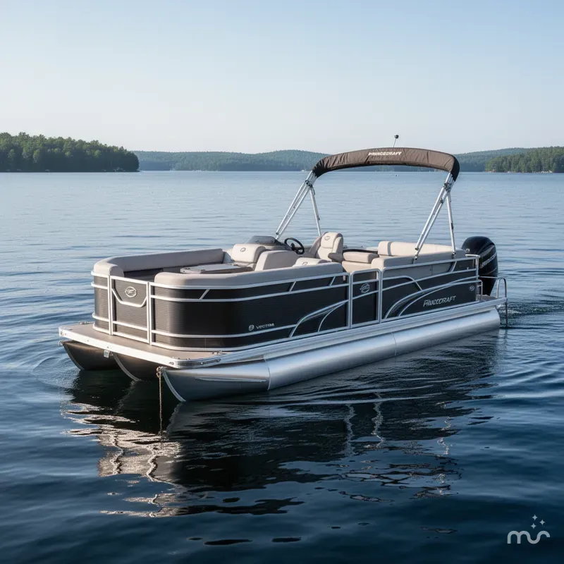 Slide: The Image of Princecraft Vectra 21 Cruise Lounge Pontoon & Mercury 4-Stroke 2025 - 2
