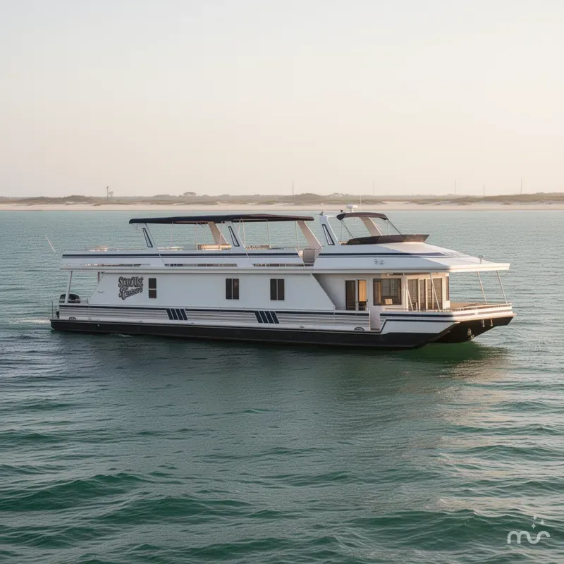 Slide: The Image of Stardust Cruisers Custom Luxury Houseboats 20w 1997 - 0