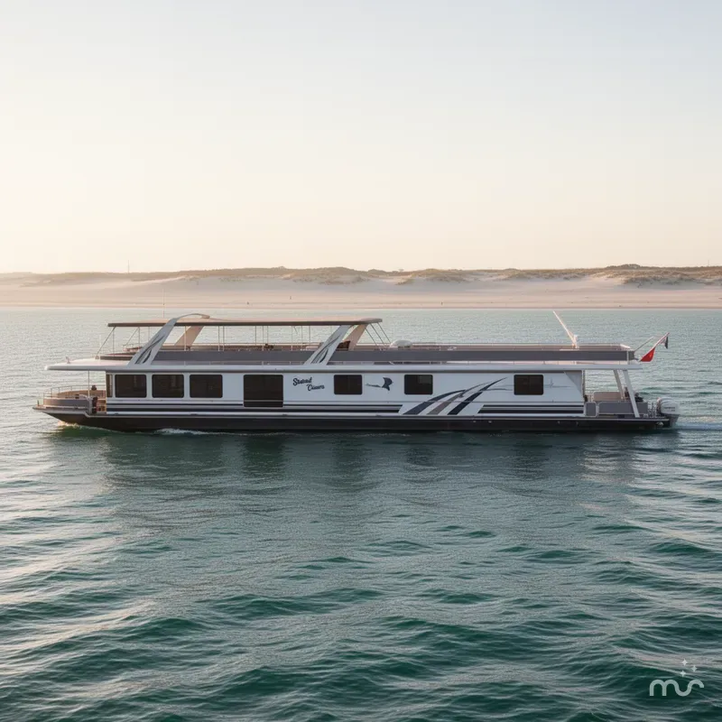 Slide: The Image of Stardust Cruisers Custom Luxury Houseboats 20w 1997 - 1