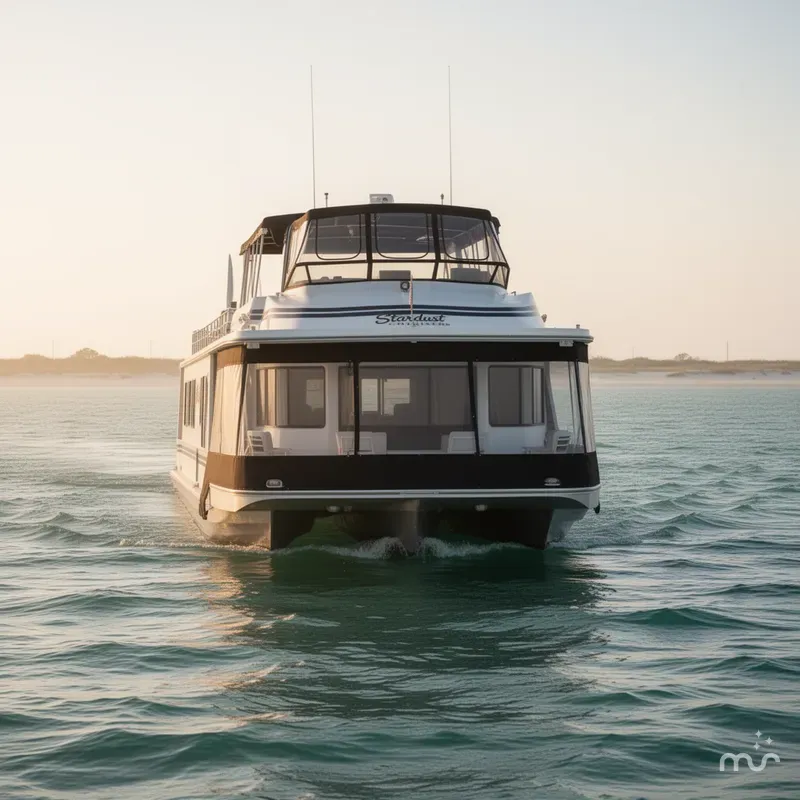Slide: The Image of Stardust Cruisers Custom Luxury Houseboats 20w 1997 - 2