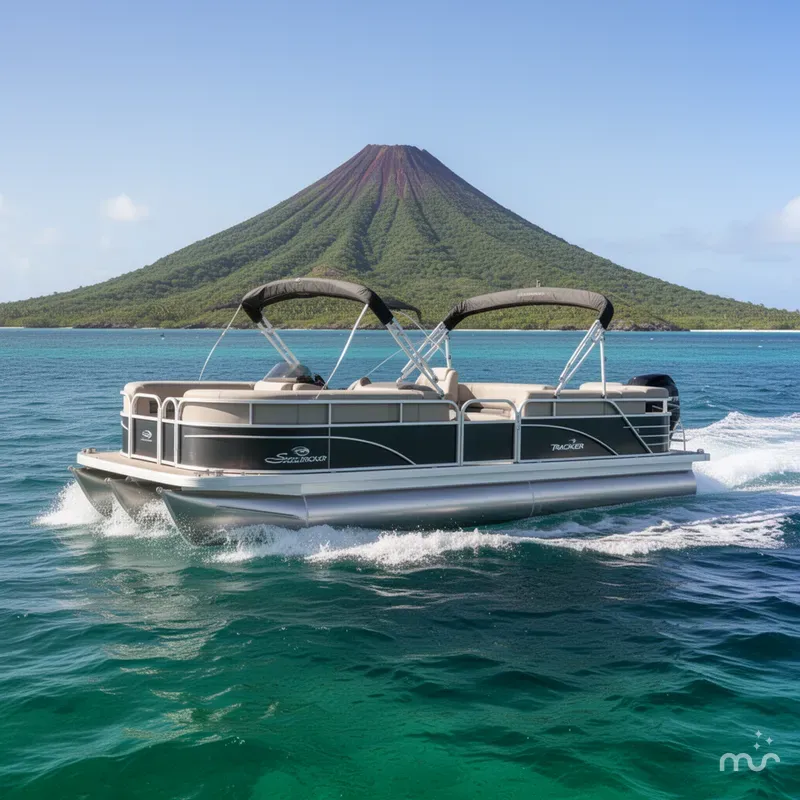 The Image of Sun Tracker Party Barge 18 DLX 2025 - 0