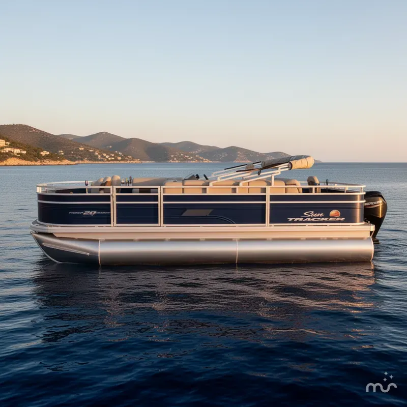 Slide: The Image of Sun Tracker Fishin' Barge 20 DLX 2025 - 2