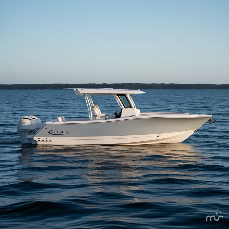 Slide: The Image of Robalo R300 Center Console 2025 - 2