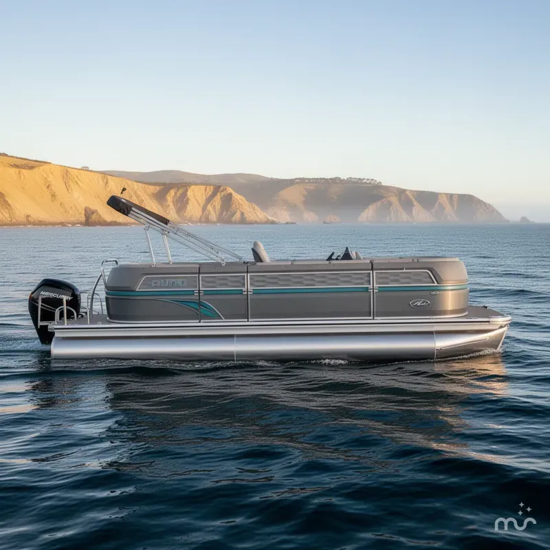 Slide: The Image of Avalon Aura QL 21' w/ 90HP Mercury! 2025 - 1
