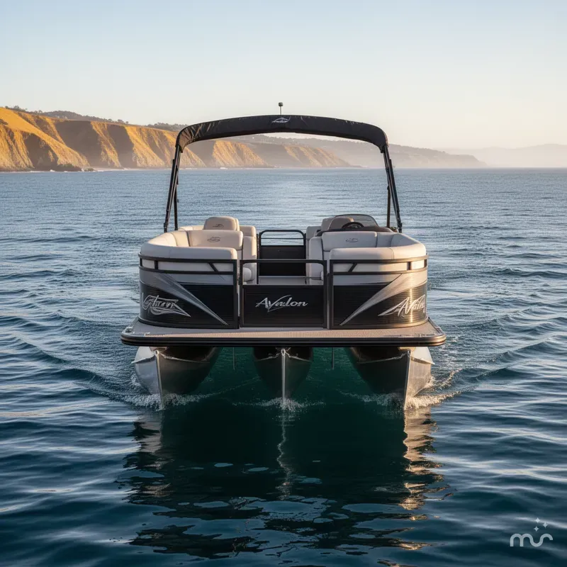 Slide: The Image of Avalon 23' Venture Quad lounge 85 with 150HP Mercury 2025 - 3