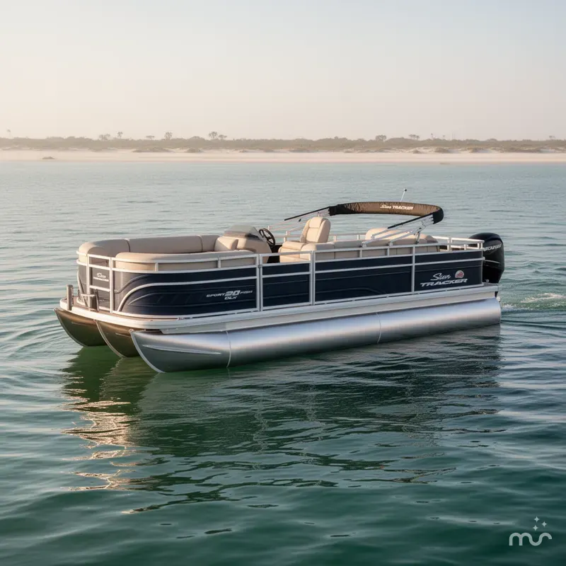 Slide: The Image of Sun Tracker SportFish 20 DLX 2025 - 2