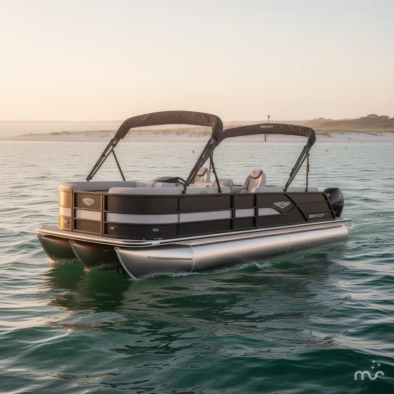 Slide: The Image of Bentley Pontoons Legacy 223 Swingback 2025 - 2