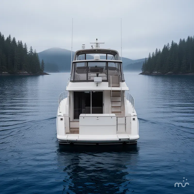 Slide: The Image of Silverton 442 Cockpit Motor Yacht 1996 - 3