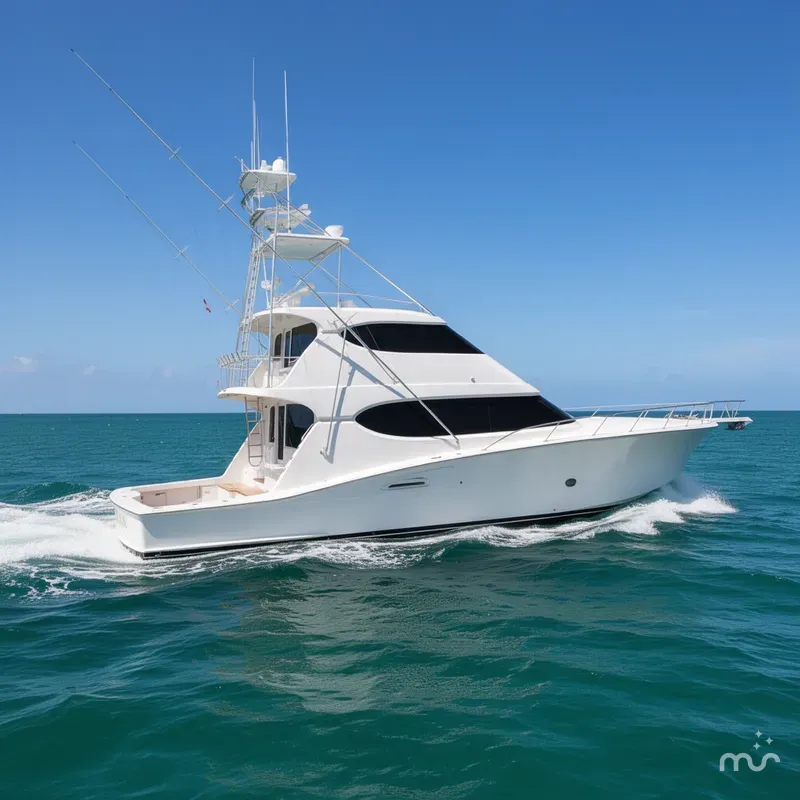 The Image of Hatteras 77 Convertible 2008 - 0
