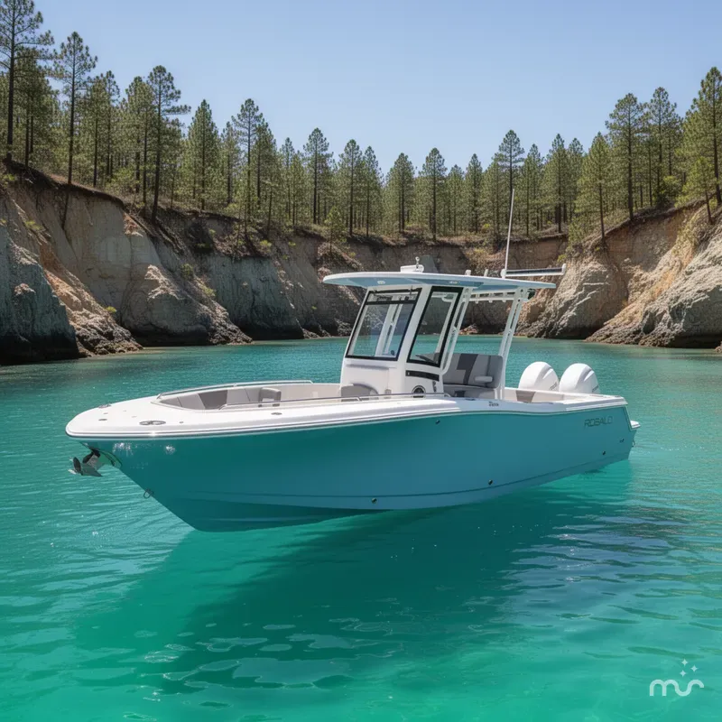Slide: The Image of Robalo R270 Center Console 2025 - 2