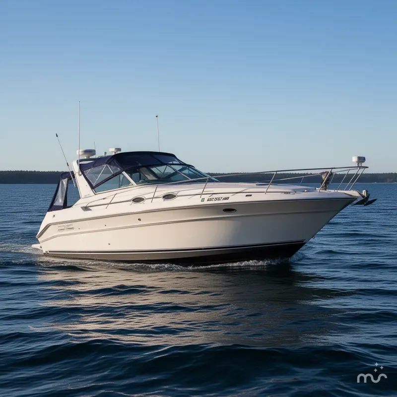 Slide: The Image of Sea Ray 330 Express Cruiser 1994 - 0