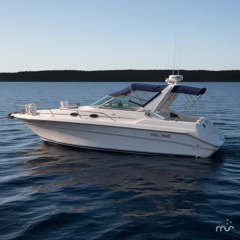 Slide: The Image of Sea Ray 330 Express Cruiser 1994 - 1