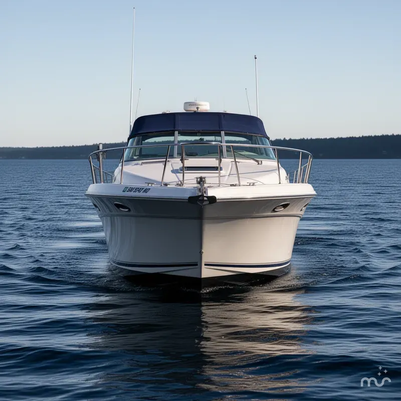 Slide: The Image of Sea Ray 330 Express Cruiser 1994 - 2