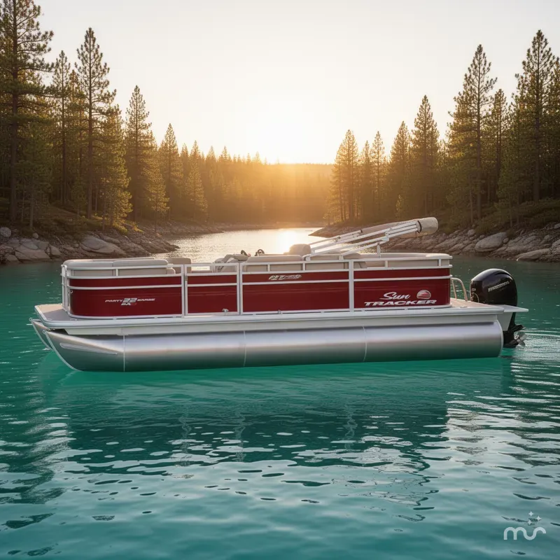 Slide: The Image of Sun Tracker Party Barge 22 RF XP3 2025 - 2