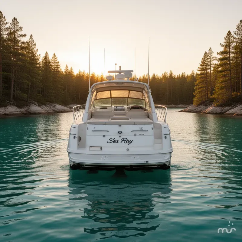 Slide: The Image of Sea Ray 420 Sundancer 2003 - 3