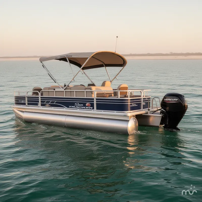 Slide: The Image of Sun Tracker Fishin' Barge 20 DLX 2023 - 0