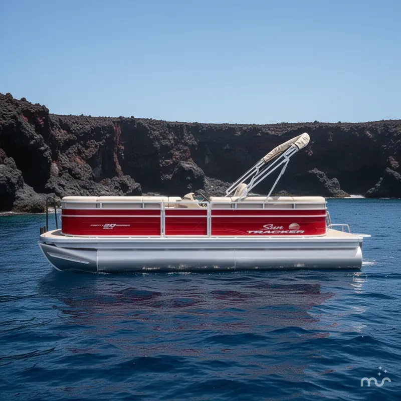 Slide: The Image of Sun Tracker Party Barge 20 DLX 2025 - 2